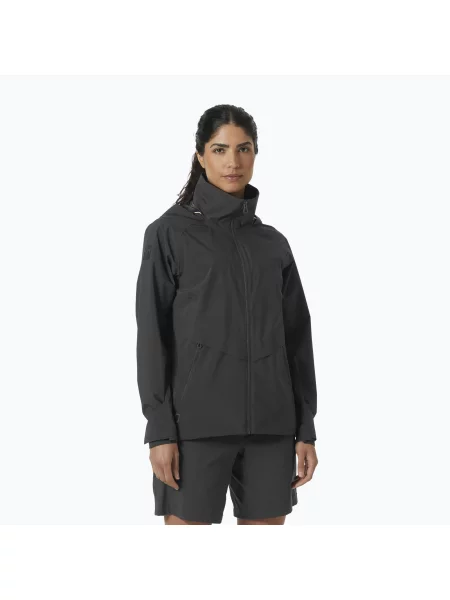 Geacă de navigație pentru femei Helly Hansen Hp Racing Hooded ebony