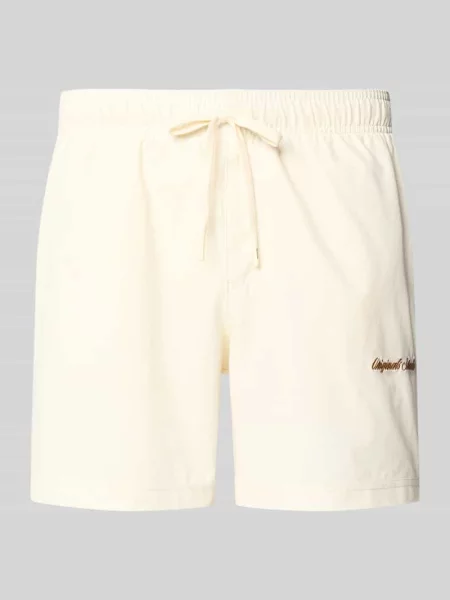 Kąpielówki Jack & Jones z logo białe