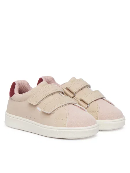 Sneakersy Tommy Hilfiger Low Cut Velcro Sneaker M Světle béžová