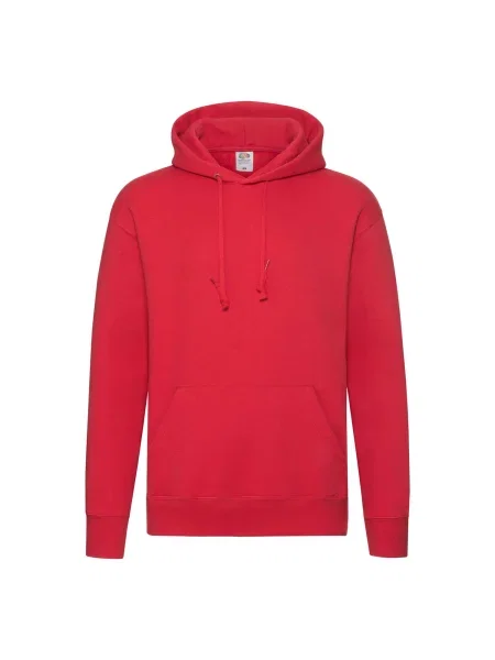 Pulover Fruit Of The Loom s kapuco rdeča