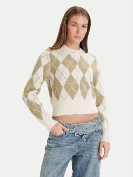 Vero Moda Pletena jopica Halo zelena