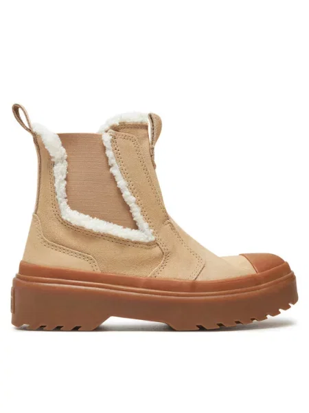 Gležnjarji Chelsea Converse bež