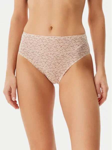 Chantelle Klasikinės kelnaitės aukštu juosmeniu Soft Stretch smėlio