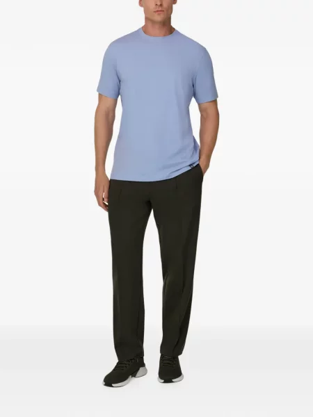 Tricou Boggi Milano din jerseu albastru