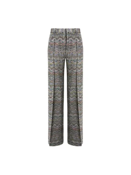 Spodnie Missoni z cekinami biznesowe