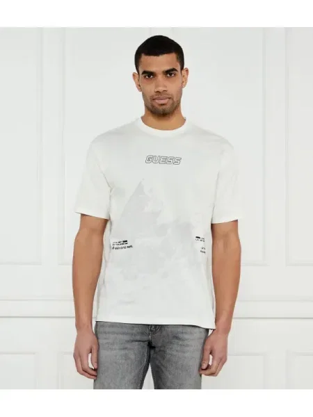 GUESS ACTIVE Tricou alb