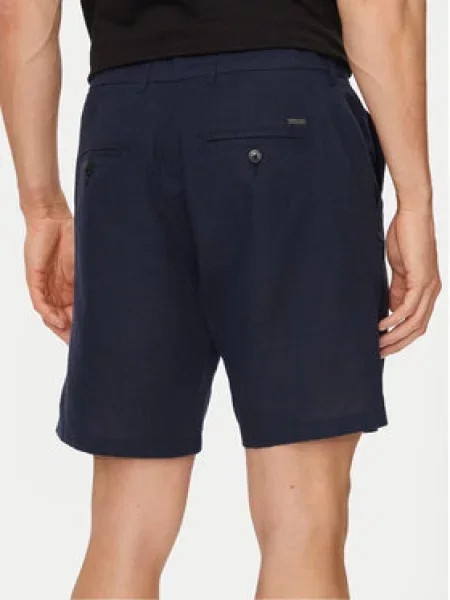 Jack & Jones Kratke hlače iz tkanine Stace Mornarsko Tapered Fit modra