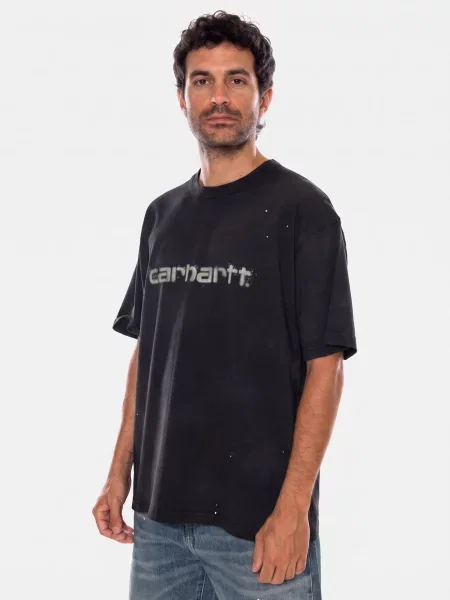 Carhartt WIP Tricou S/S PAINTER T-SHIRT BLACK' negru