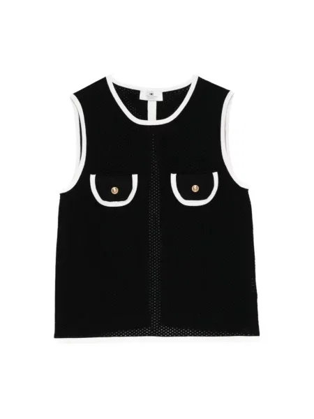 Top Elisabetta Franchi czarny