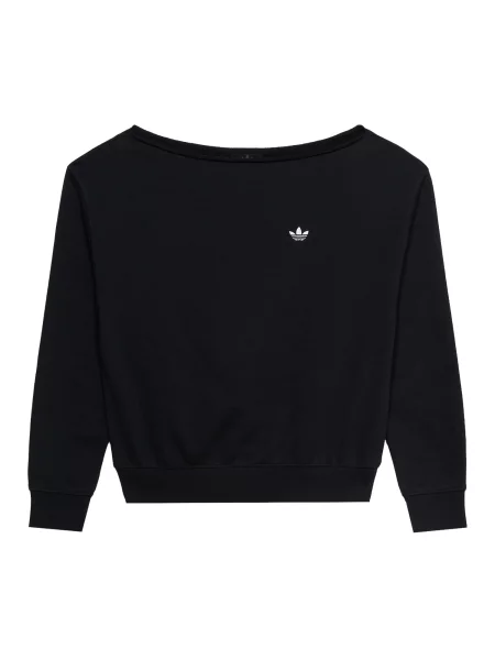 ADIDAS ORIGINALS Μπλούζα φούτερ OVERSIZED SWEATSHIRT FRENCH' μαύρο