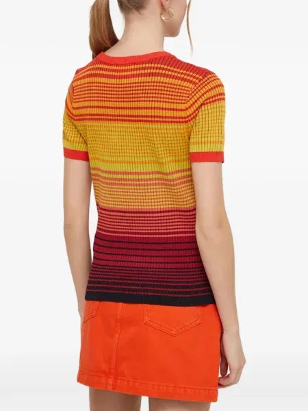 Tricou Desigual tricotate portocaliu
