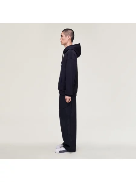 Bluza z kapturem Adidas z kapturem frotte czarna