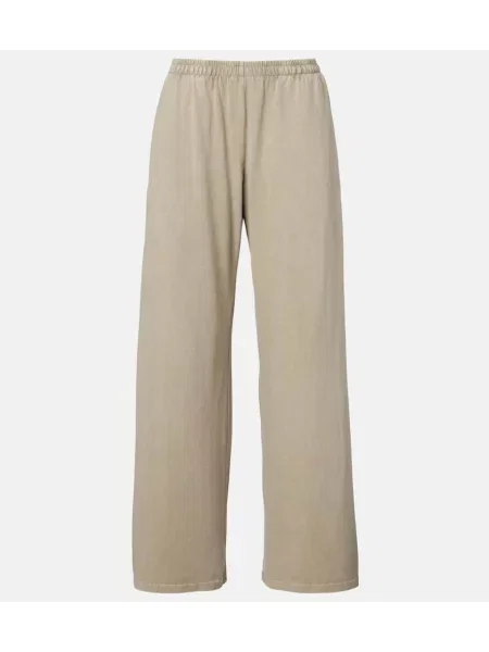 Pantaloni The Upside cu picior lat bej