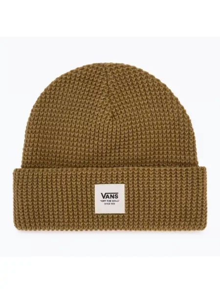 Шапка Vans Vans Waffle Cuff Beanie gothic olive зелено
