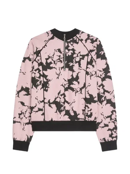 Hanorac Dries Van Noten din jacard roz