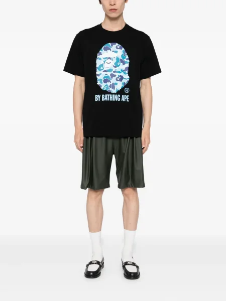 Tricou A Bathing Ape® cu imagine negru