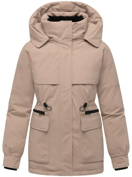 MARIKOO Palton de iarnă Shigaraa XVI taupe gri