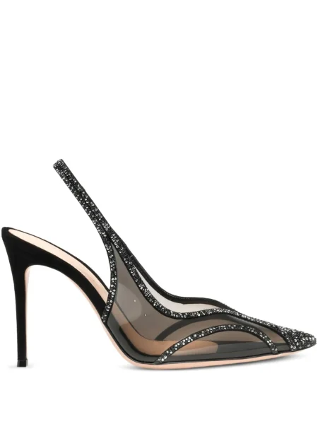 Pantofi cu toc Gianvito Rossi albastru