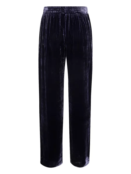 Pantaloni Bianco Levrin de catifea violet