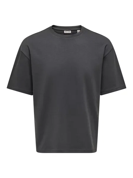 Only & Sons Tricou ONSCaspian metalic gri