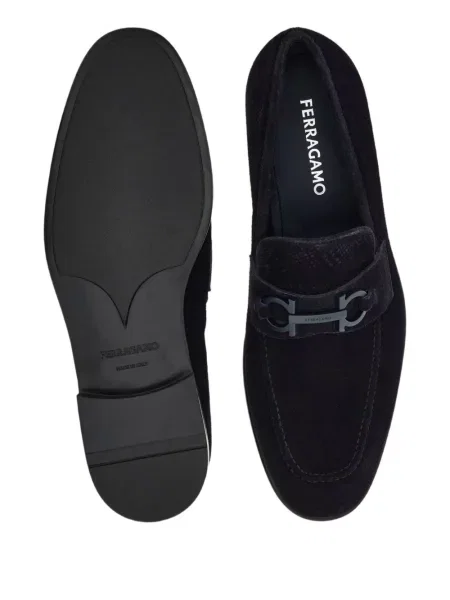 Pantofi loafer Ferragamo cu cataramă albastru