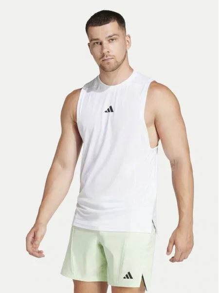 ADIDAS PERFORMANCE Funkčné tričko Workout čierna biela