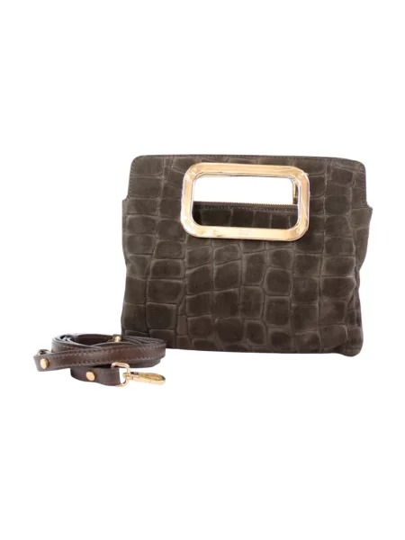 Torebka My Best Bags zamszowa brązowa
