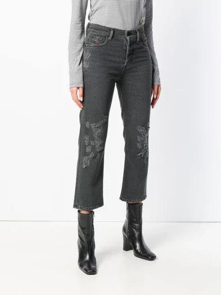 Decupat blugi Diesel negru