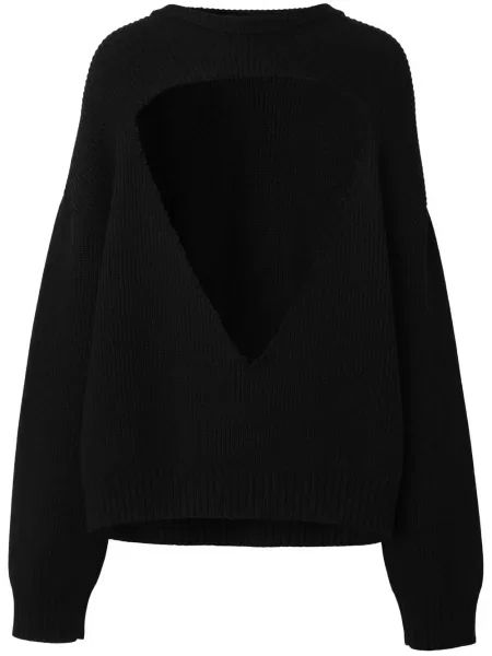 Pulover Burberry de lână negru
