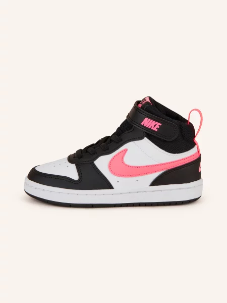 Nike Wysokie Sneakersy Court Borough Mid 2 schwarz białe