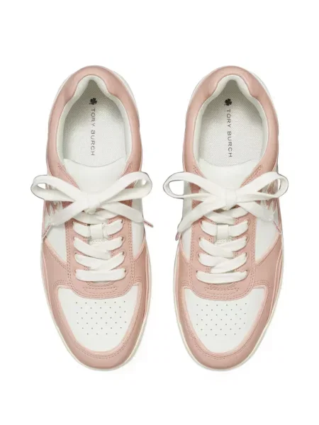 Sneakerși Tory Burch din piele roz