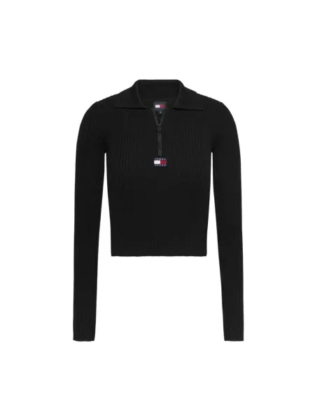 Kardigan Tommy Jeans czarny