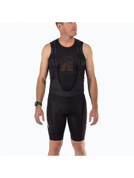 Pantaloni scurți de ciclism pentru bărbați Leatt MTB Endurance Bib black negru