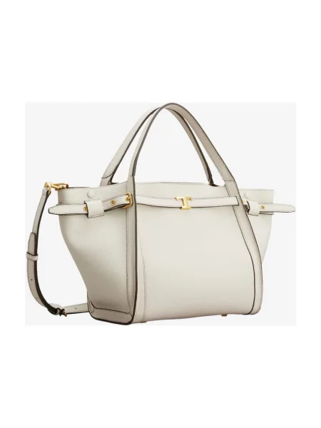 Shopperka Tod's skórzana biała
