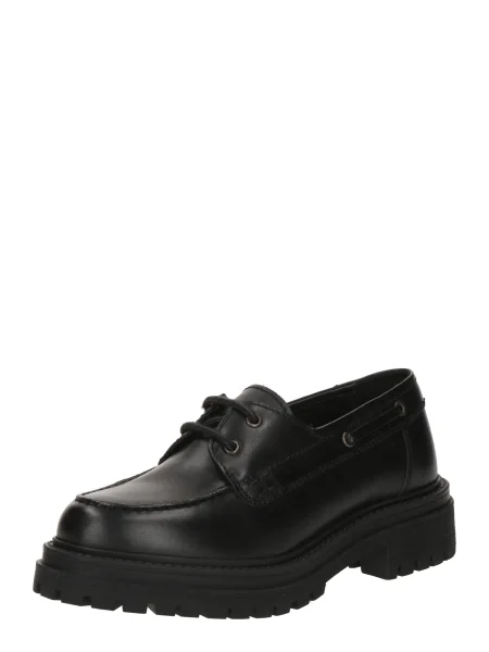 Mocasini Geox cu șireturi negru