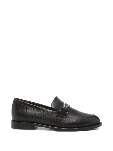 Δερμάτινα loafers Linda Baumann μαύρο
