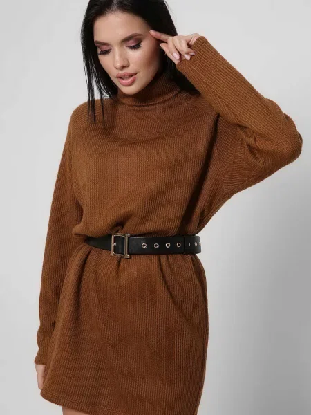 CARICA Сукня міні коричневий