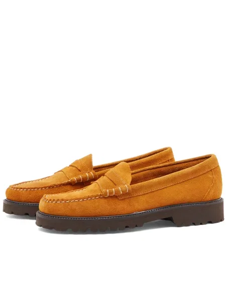 Loafersy Bass Weejuns brązowe