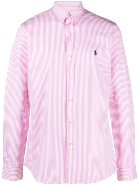 Cămașă Polo Ralph Lauren cu broderie roz