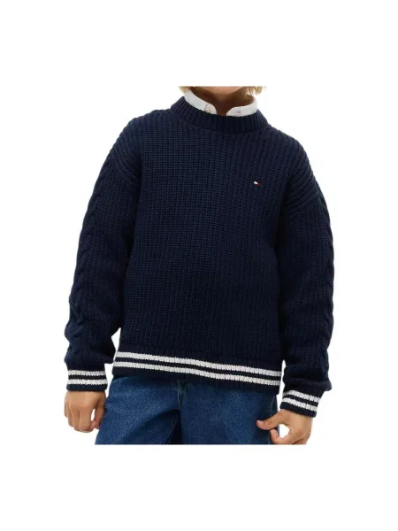 Mikina Tommy Hilfiger modrá