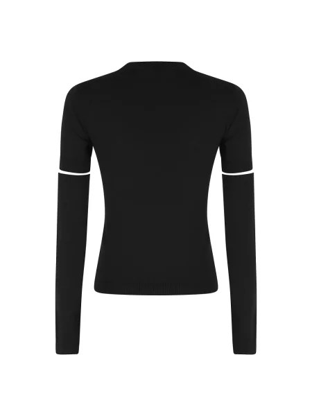 Sweter Federica Tosi bez rękawów czarny