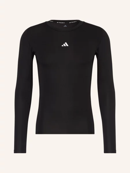 T-shirt adidas TECHFIT Compression Training Long Sleeve Long-Sleeve Top Black/ A Charcoal M czarna