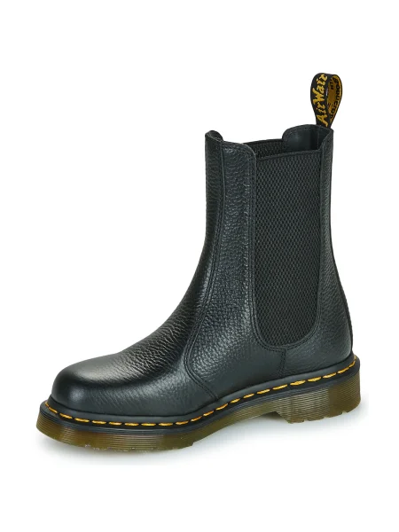 Botine chelsea Dr. Martens din piele cu toc plat negru