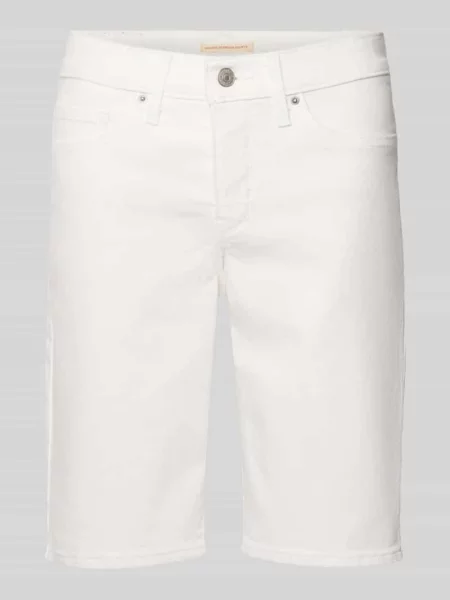 Bermudy o kroju slim fit z mieszanki bawełny model SHAPING BERMUDA' Levi's® 300 białe