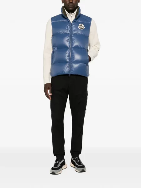 Steppelt mellény Moncler autogrammal kék