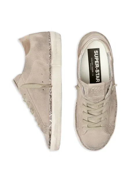 Sneakerși Golden Goose din piele auriu