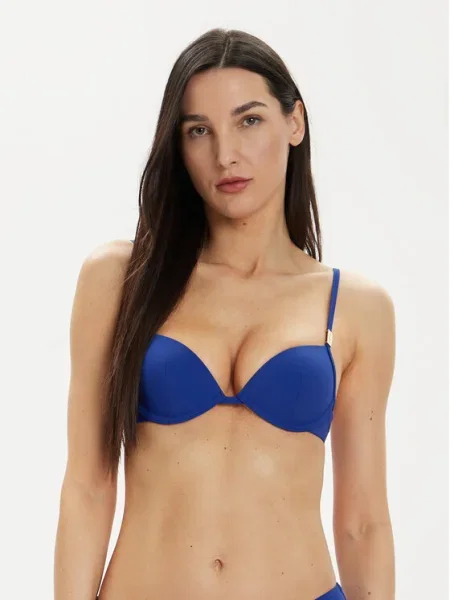 Calvin Klein Swimwear Bikini partea de sus Bleumarin albastru