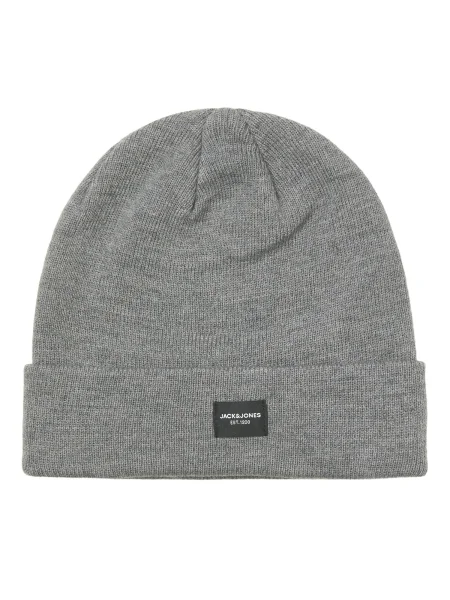 JACK & JONES Fular JACDna gri amestecat / negru alb