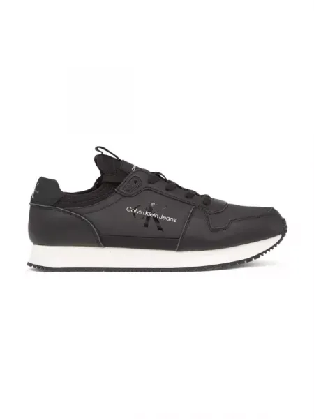 Calvin Klein Jeans De piele sneakers RETRO RUNNER negru