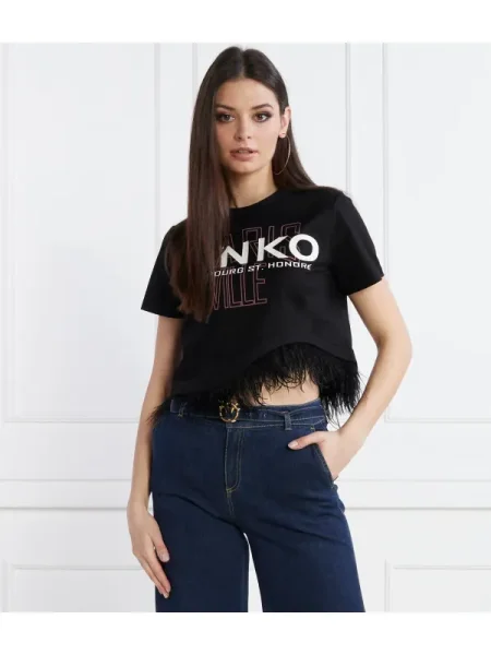 Pinko Póló | Cropped Fit fekete